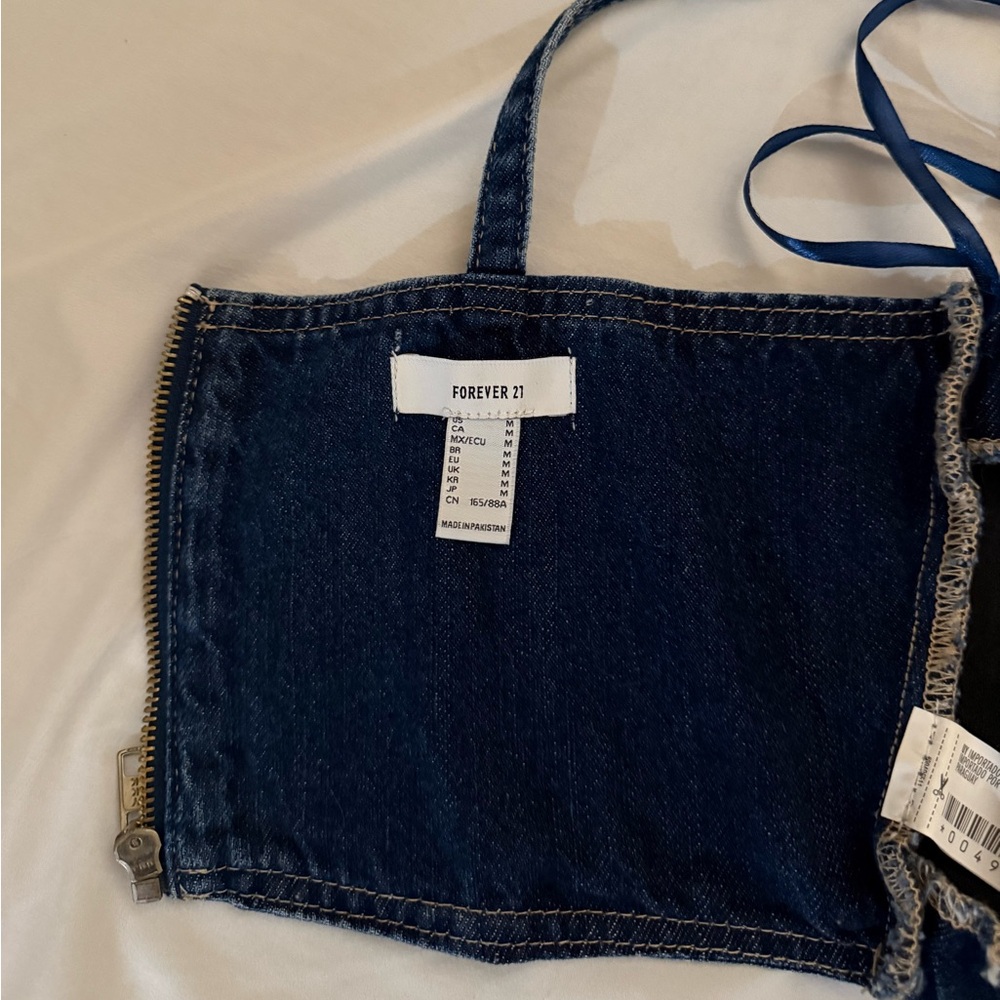 Denim corset - Picture 4 of 5